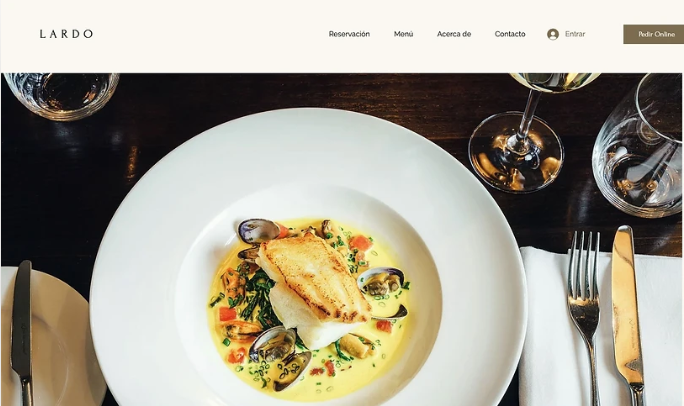 Página Web para Restaurante.
